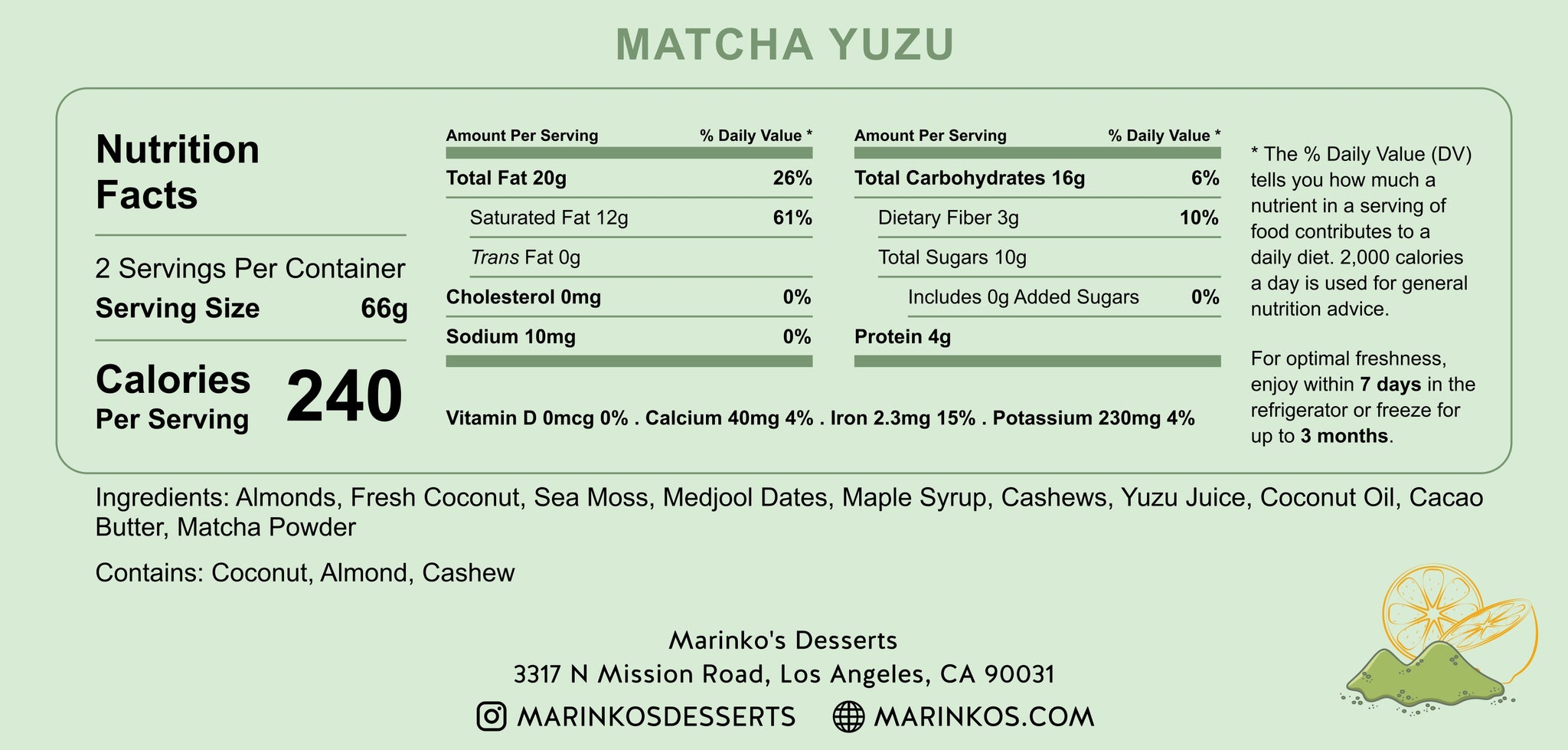 Matcha Yuzu